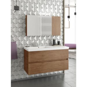 Drop Luxus 100 PL Wood Έπιπλο Μπάνιου Μοντέρνο