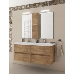 Drop Luxus 120 PL Wood Έπιπλο Μπάνιου Μοντέρνο