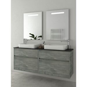 Drop Instinct 150 Smoked Oak Top-2 Έπιπλο Μπάνιου Μοντέρνο