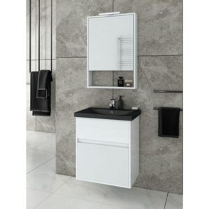 Drop Instinct 55 White BL Έπιπλο Μπάνιου Μοντέρνο