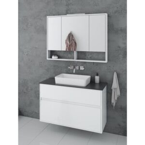 Drop Instinct 100 White Top Έπιπλο Μπάνιου Μοντέρνο