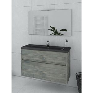 Drop Instinct 100 Smoked Oak BL-1 Έπιπλο Μπάνιου Μοντέρνο