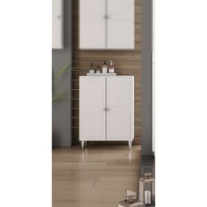 Drop Ντουλάπι 60 White 5NS6060WH Ντουλάπι Επίπλου Μπάνιου