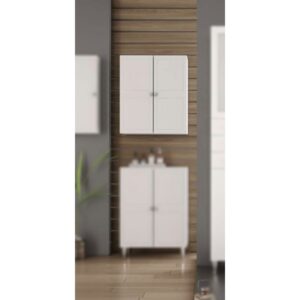 Drop Ντουλάπι 60 White 5ΝΚ6060 Ντουλάπι Επίπλου Μπάνιου