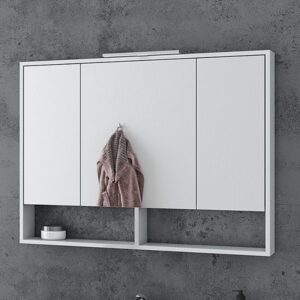 Drop Instinct 100 White Καθρέπτης Επίπλου Μπάνιου