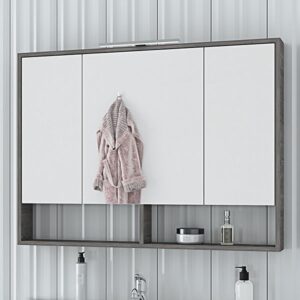 Drop Instinct 100 Smoked Oak Καθρέπτης Επίπλου Μπάνιου