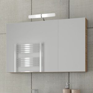 Drop Luxus 85 PL Wood Καθρέπτης Επίπλου Μπάνιου