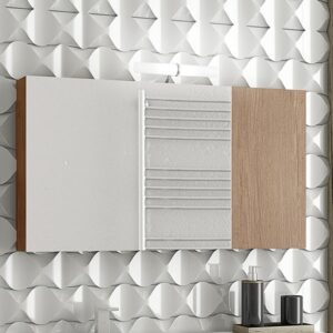 Drop Luxus 100 PL Wood Καθρέπτης Επίπλου Μπάνιου