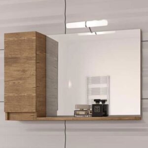 Drop Senso 85 PL Wood Καθρέπτης Επίπλου Μπάνιου