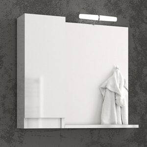 Drop Senso 65 White Καθρέπτης Επίπλου Μπάνιου