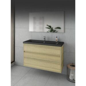 Drop Instinct 100 Natural Oak BL-1 Βάση Επίπλου Μπάνιου Με Νιπτήρα