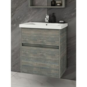 Drop Instinct 55 Smoked Oak Βάση Επίπλου Μπάνιου Με Νιπτήρα