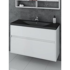 Drop Instinct 100 White BL-1 Βάση Επίπλου Μπάνιου Με Νιπτήρα