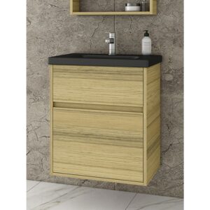 Drop Instinct 55 Natural Oak BL Βάση Επίπλου Μπάνιου Με Νιπτήρα