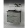 Drop Instinct 80 Smoked Oak BL-1 Βάση Επίπλου Μπάνιου Με Νιπτήρα