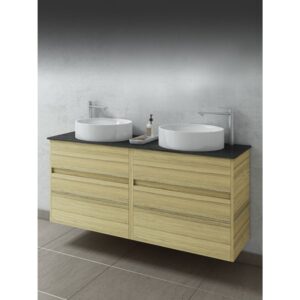 Drop Instinct 125 Natural Oak Top-1 Βάση Επίπλου Μπάνιου Με Νιπτήρα