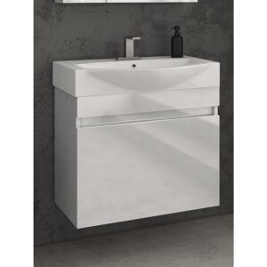 Drop Senso 65 White Βάση Επίπλου Μπάνιου Με Νιπτήρα