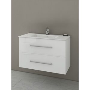 Drop Torino 75 White Βάση Επίπλου Μπάνιου Με Νιπτήρα