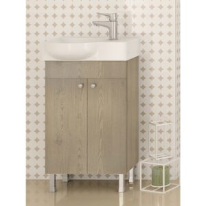 Drop Litos 45 PL Wood Βάση Επίπλου Μπάνιου Με Νιπτήρα