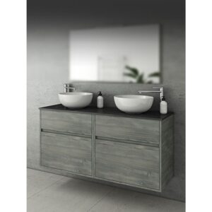 Drop Instinct 125 Smoked Oak Top-1 Βάση Επίπλου Μπάνιου Με Νιπτήρα