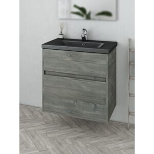 Drop Instinct 65 Smoked Oak BL-1 Βάση Επίπλου Μπάνιου Με Νιπτήρα