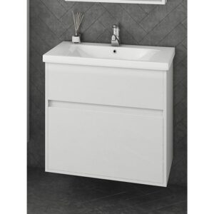 Drop Instinct 65 White Βάση Επίπλου Μπάνιου Με Νιπτήρα