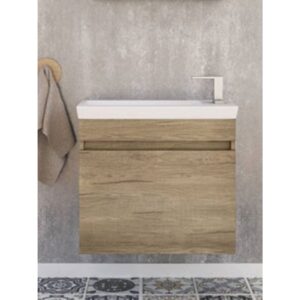 Drop Luxus 60 PL Wood Βάση Επίπλου Μπάνιου Με Νιπτήρα