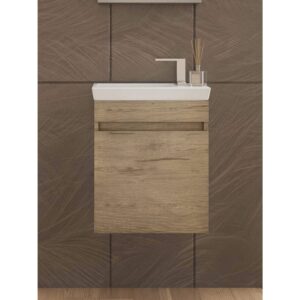 Drop Luxus 45 PL Wood Βάση Επίπλου Μπάνιου Με Νιπτήρα