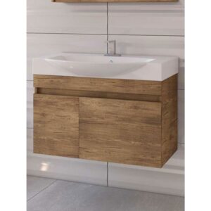 Drop Senso 85 PL Wood Βάση Επίπλου Μπάνιου Με Νιπτήρα