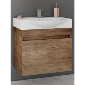 Drop Senso 65 PL Wood Βάση Επίπλου Μπάνιου Με Νιπτήρα