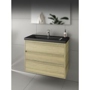 Drop Instinct 80 Natural Oak BL-1 Βάση Επίπλου Μπάνιου Με Νιπτήρα