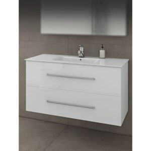 Drop Torino 90 White Βάση Επίπλου Μπάνιου Με Νιπτήρα