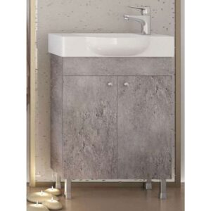 Drop Litos 55 Granite Βάση Επίπλου Μπάνιου Με Νιπτήρα