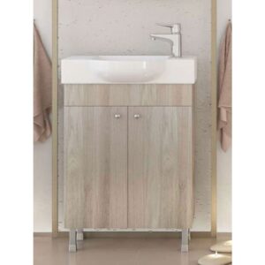 Drop Litos 55 Brown Βάση Επίπλου Μπάνιου Με Νιπτήρα