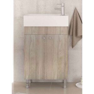 Drop Litos 50 Brown Βάση Επίπλου Μπάνιου Με Νιπτήρα