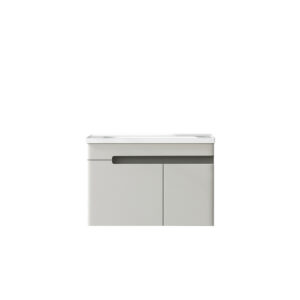 Βάση PVC με δύο πόρτες και νιπτήρα Light Grey NESSE 60 KARAG 60x47x50cm (NES60P)