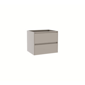 DYMA 60 Έπιπλο Μπάνιου 60cm White Ash με 2 Συρτάρια & Νιπτήρα KARAG (OK25009-60-WH)