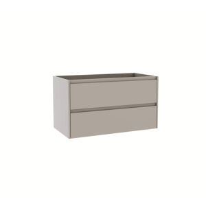 DYMA 90 Έπιπλο Μπάνιου 90cm White Ash με 2 Συρτάρια & Νιπτήρα KARAG (OK25009-90-WH)
