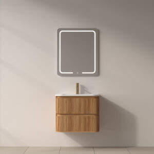 Βάση Επίπλου Μπάνιου NORDIC 60 με 2 Συρτάρια Acacia 590x460x495mm KARAG (KL813003-60)