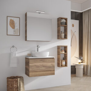 Έπιπλο καθρέπτη SPACE KARAG 45x13x75cm (OPMIRROR)